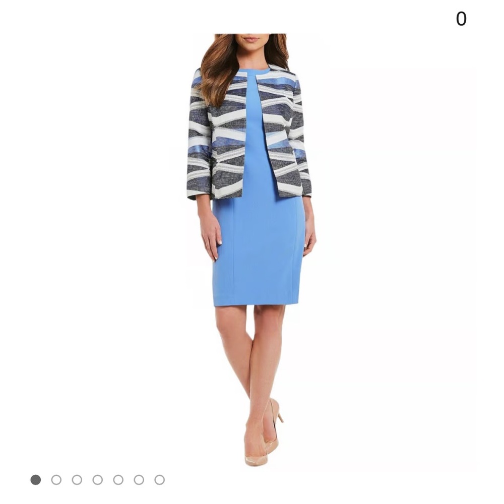 Kasper jacket dress two piece suit; size 14p; NWT